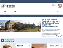 Tablet Screenshot of amtsgericht-euskirchen.de